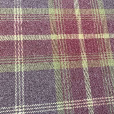 New Organic Herdwick Dog Bed - xlarge - balmoral plum tartan