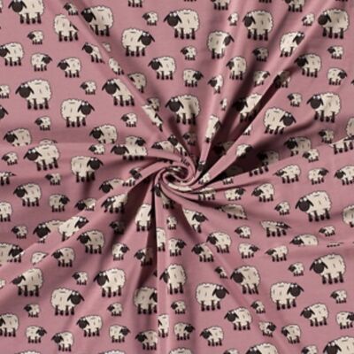 Puppy pyjamas - puppy miniature Dachshund - Dales Sheep pink
