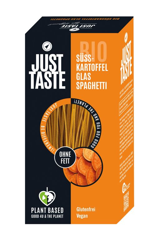 Bio Süsskartoffel Glas Spaghetti