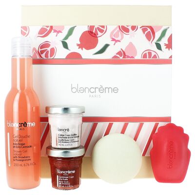 Blancreme Delice Premium Gift Set - Strawberry & Pomegranate