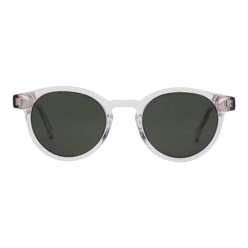 Ganges White - Unisex Wood and Bio-Acetate Sunglasses