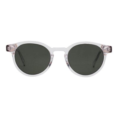 Ganges White - Unisex-Sonnenbrille aus Holz und Bio-Acetat