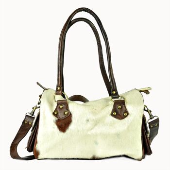 Sac en cuir "Yasmin" marron 2