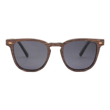 Lark Walnut - Lunettes de soleil unisexes en bois certifié durable 1