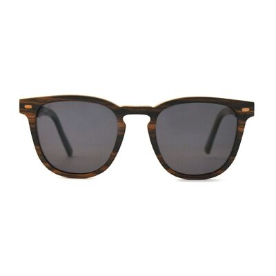 Lark Ebony - Certified Sustainable Unisex Wood Sunglasses