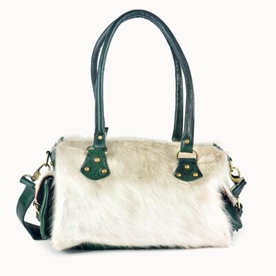 Sac en cuir "Yasmin" vert