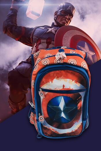 Marvel Civil War Captain America Shield Midi Sac à dos 4