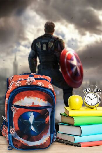Marvel Civil War Captain America Shield Midi Sac à dos 5