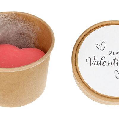 Heart Soap in Tin "For Valentine's Day"