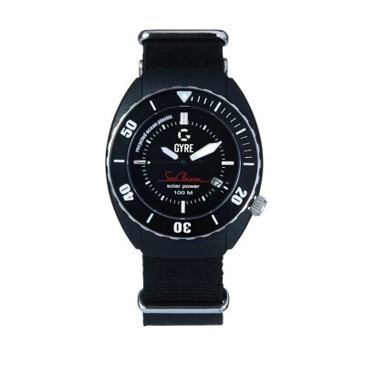 Gyre SeaCleaner 'Red Alert' - black NATO