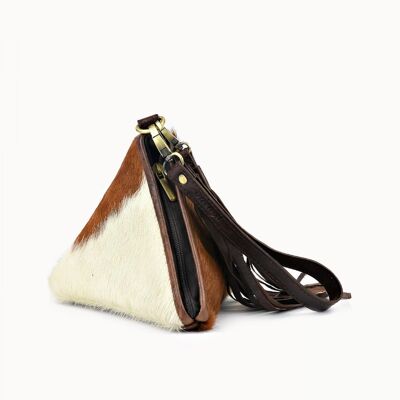 Borsa in pelle 'Souad' marrone