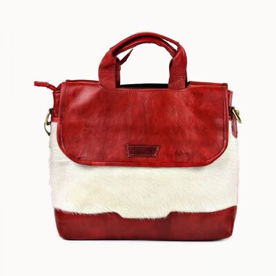 Leather Bag "Rana Mini" red