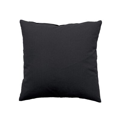 Cushion with removable cover PANAMA Dark Gray 40x40cm