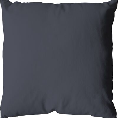 Cushion with removable cover PANAMA Dark Gray 60x60cm