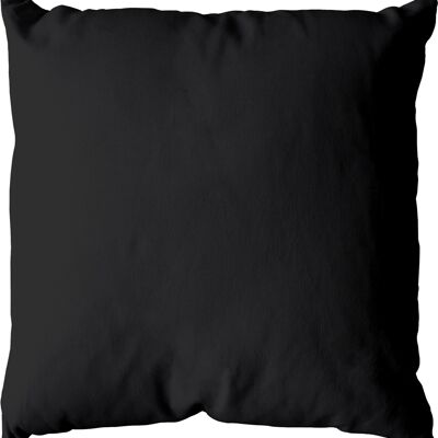 Cushion with removable cover PANAMA Black 60x60cm