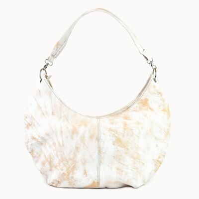 Sac en cuir "Franc" blanc