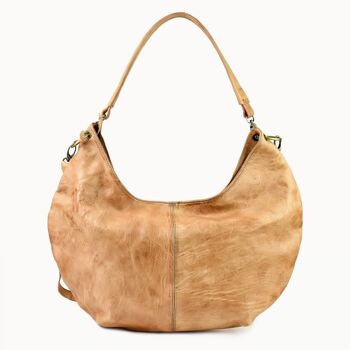 Sac en cuir "Franc" naturel 1