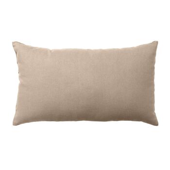 Coussin rectangulaire, 30x50cm, Beige Naturel, 100% coton, collection PANAMA 1