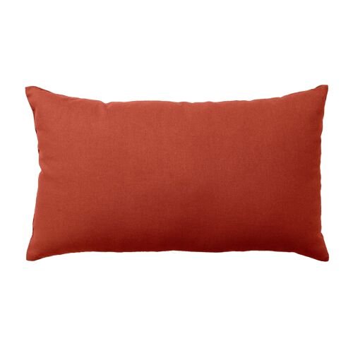 Coussin rectangulaire, 30x50cm,Terre Cuite, 100% coton, collection PANAMA