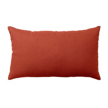 Coussin rectangulaire, 30x50cm,Terre Cuite, 100% coton, collection PANAMA 1