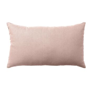 Coussin PANAMA Vieux Rose 30x50cm 2