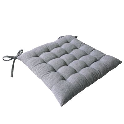 DUNE Quilted Galette Light Gray 38x38cm
