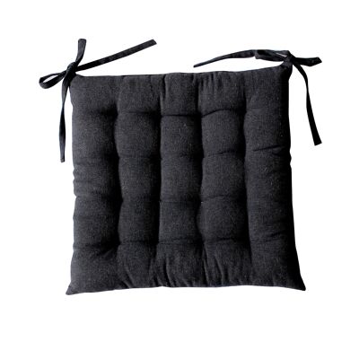 Recycled quilted pad DUNE Dark Gray 38x38cm