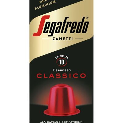 Segafredo Classico Nespresso Aluminium capsules (10 x 10 x 5gr)