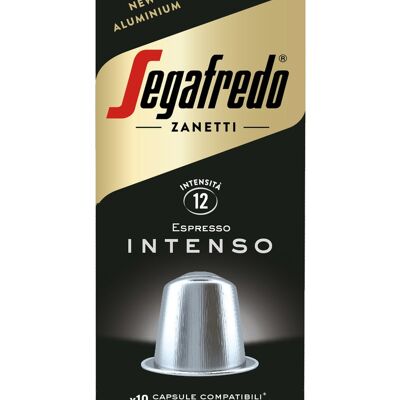 Segafredo Intenso Nespresso Aluminium capsules (10 x 10 x 5gr)