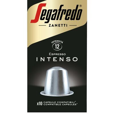 Segafredo Intenso Nespresso Aluminium capsules (10 x 10 x 5gr)