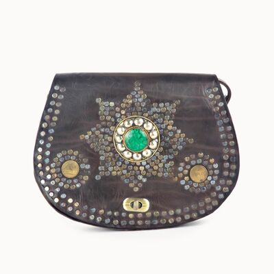 Borsa in pelle 'Odalis' marrone