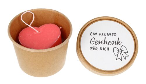 Herzseife in Dose "Ein kleines Geschenk für Dich"