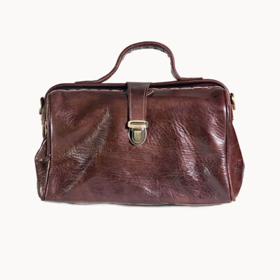 Sac en cuir "Petit" marron