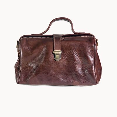 Leather Bag "Petit" brown