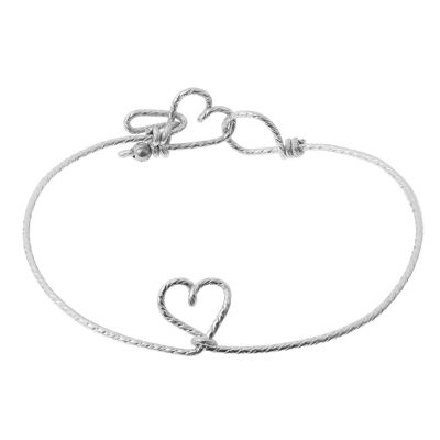 Bracciale rigido Paris mon Amour sparkle - Argento 925