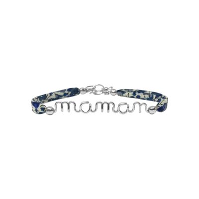 Maman Liberty Armband - Massives 925er Silber und Liberty-Glied