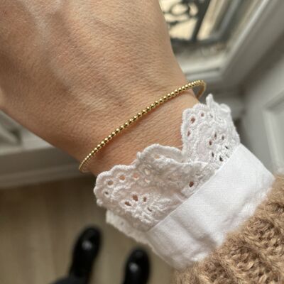 Comtesse Perlisien bangle -14 carat goldfilled and pearls