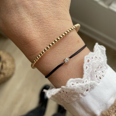 Bracciale Perlisien Marquise - 14k riempito d'oro e perle