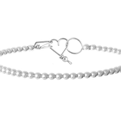Perlisien Marquise bangle - Sterling silver 925 and pearls