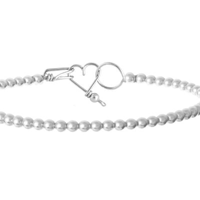 Perlisien Marquise bangle - Sterling silver 925 and pearls