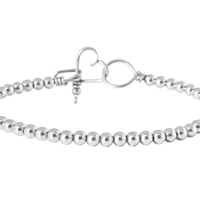 Perlisien Duchesse bangle - Sterling silver 925 and pearls