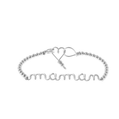 Brazalete Perlisien Maman - Plata de ley 925 y perlas