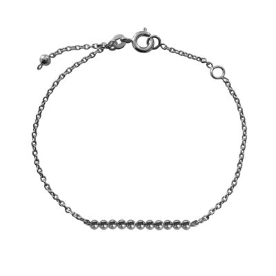 Bracelet Perlisien n°11 -Argent massif 925 et perles