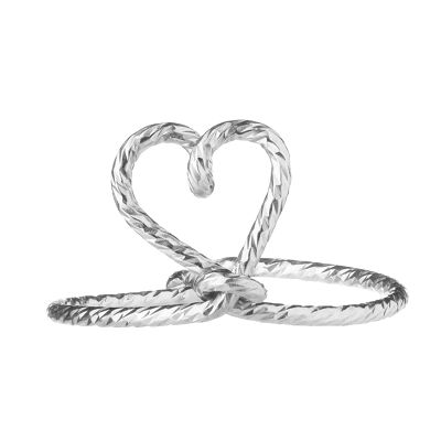 Paris mon Amour sparkle ring - Sterling silver 925