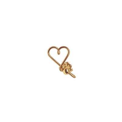 My Heart Ear Pins - 14k Rose Goldfilled