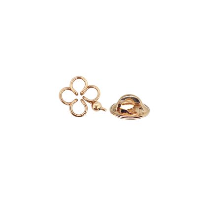 Pin's my Little Clover - Goldfilled 14 carati placcato oro rosa