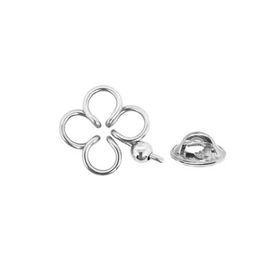 My Big Clover Pin - 925 Sterling Silver
