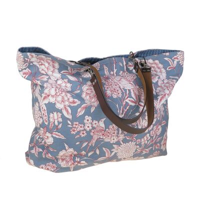 Sac en toile réversible Héritage bleu