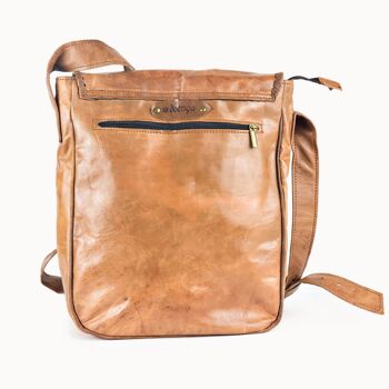 Sac en cuir 'Pandora' naturel 2