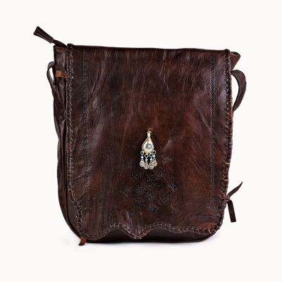 Leather Bag 'Pandora' brown